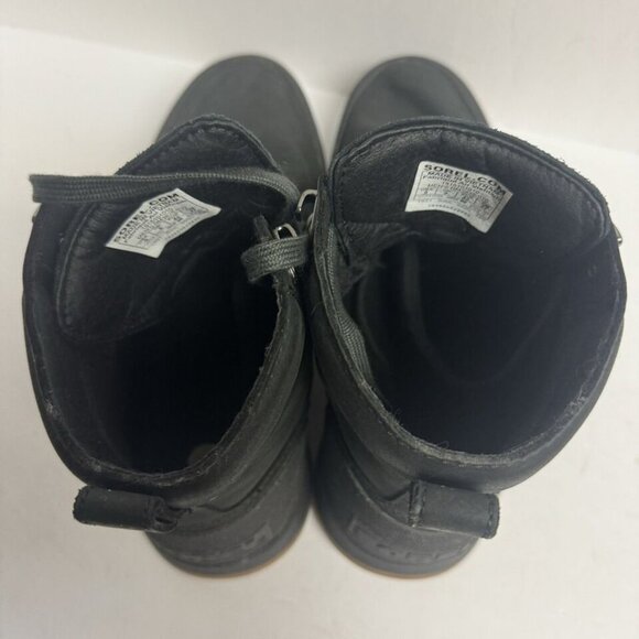 Sorel Mens Ankeny II Mid OD Waterproof Boot Black Size 9 M